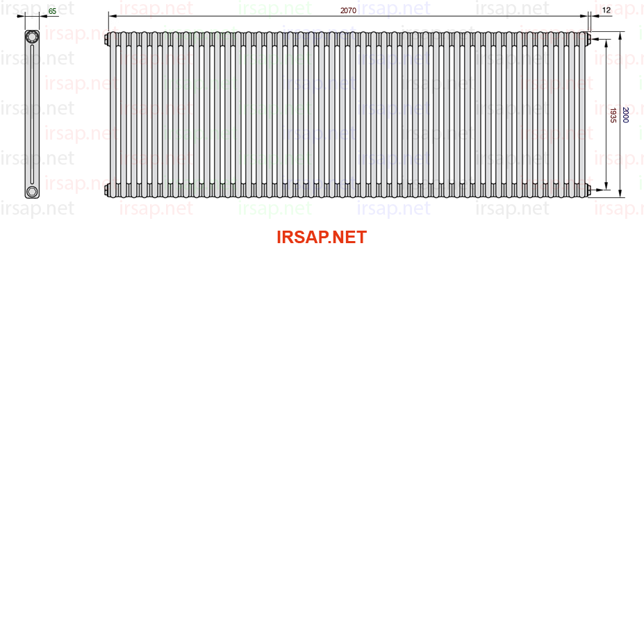 Радиатор IRSAP Tesi 22000/46 T02 CL 01